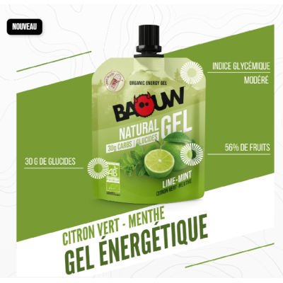 Baouw- Gels Énergétiques Bio Citron Vert Menthe Baouw- Gels Énergétiques Bio Citron Vert Menthe