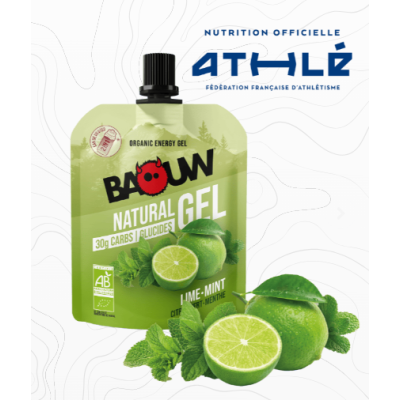 Baouw- Gels Énergétiques Bio Citron Vert Menthe Baouw- Gels Énergétiques Bio Citron Vert Menthe