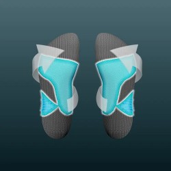 Uyn  - Chaussettes M Run Compression One Black Grey Lime