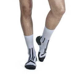 X-Socks - Chaussettes Trail run Perform Crew Pearl Grey/Charcoal X-Socks - Chaussettes Trail run Perform Crew Pearl Grey/Charcoal