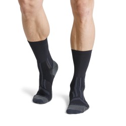 X-Socks - Chaussettes Trail Run Perform Crew Black/Charcoal