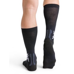 X-Socks - Run Perform Warm Crew  Black / Light Grey