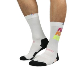 La Chaussette de France - Coyote Run Run Run Blanc