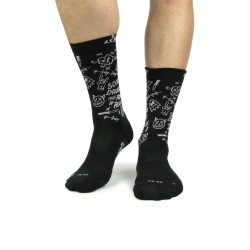 La Chaussette de France - Coyote Graffiti Noir