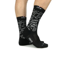 La Chaussette de France - Coyote Graffiti Noir