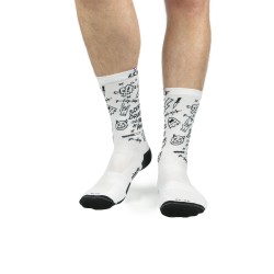 La Chaussette de France - Coyote Graffiti Blanc