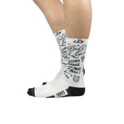 La Chaussette de France - Coyote Graffiti Blanc