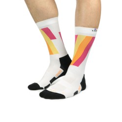La Chaussette de France - Coyote Blast Blanc/Orange