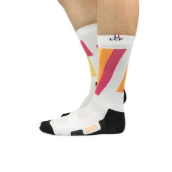 La Chaussette de France - Coyote Blast Blanc/Orange