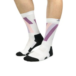La Chaussette de France - Coyote Blast Blanc/Violet