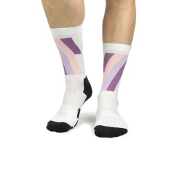 La Chaussette de France - Coyote Blast Blanc/Violet