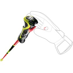 Leki Venom SL 3D - Bâtons de slalom 110–135 cm Leki Venom SL 3D - Bâtons de slalom 110–135 cm