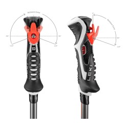 Leki Carbon 14 3D – piste carbone 14 mm, Trigger 3D ProG Leki Carbon 14 3D – piste carbone 14 mm, Trigger 3D ProG