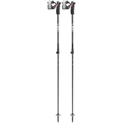 Leki - Peak Vario 3D - White Dark Orange Anthracite réglable 110–140 cm