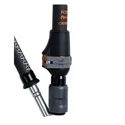 Lacal - Levier clip avec vis Quick Stick Compact Carbon