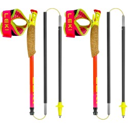 Leki - UltraTrail FX.One Superlite Neonpink 2026 – Bâtons trail ultra légers